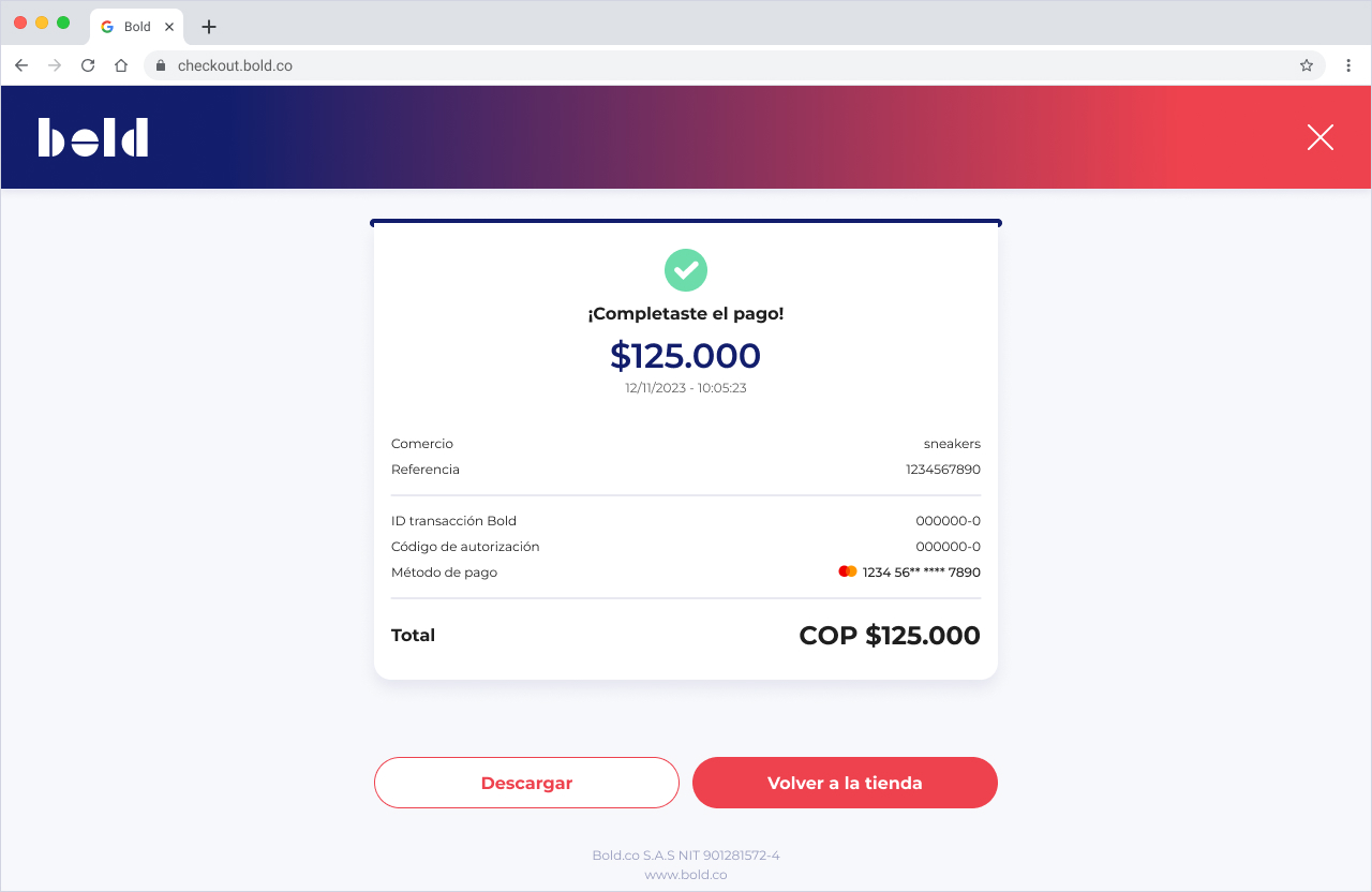 Payment link