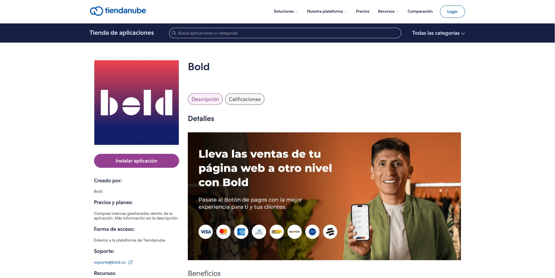 instalar Bold